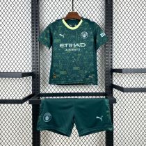 Manchester city 2025/26 Fourth Away  kids size 16-28