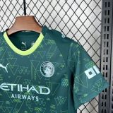 Manchester city 2025/26 Fourth Away  kids size 16-28