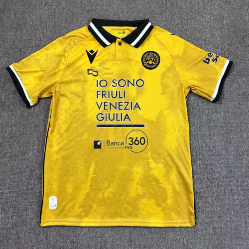 Udinese Calcio 2025/26 Third Away soccer jersey size S-2XL