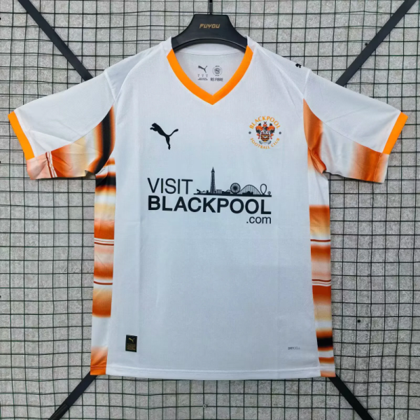 Blackpool F.C. 2025/26 Away Soccer  Jersey S-XXL
