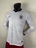 England 2026 World Cup  home long sleeeve Player Version Size S-2XL