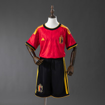 Belgium 2026 World Cup Home kids size 16-28