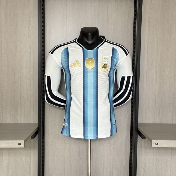 Argentina 2026 World Cup Home Long Sleeve player version Jersey S-4XL