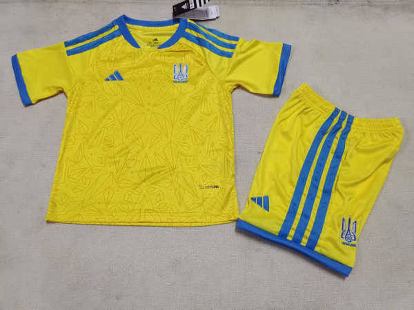 Ukraine  2026 World Cup Home  Kid kit size 16-28