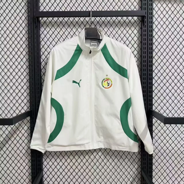 Senegal 2026 White  Windbreaker S-2XL