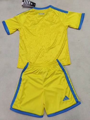 Ukraine  2026 World Cup Home  Kid kit size 16-28