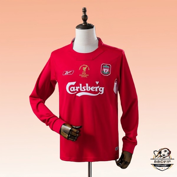 Retro Liverpool 2004/05 Home  Long Sleeve Jersey S-XXL