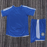 Retro Chelsea 2006-07 Home Blue Kid Kit soccer jersey size 16-28