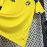 Sweden  2026 Home soccer jersey size S-4XL