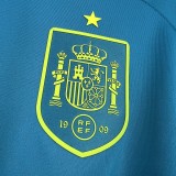 Spain 2026 World Cup Blue Goalkeper Jersey