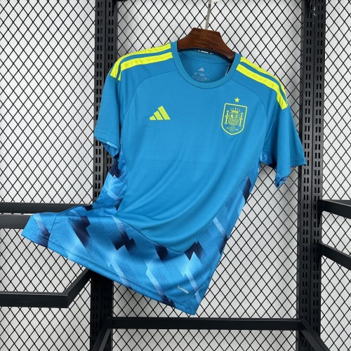 Spain 2026 World Cup Blue Goalkeper Jersey