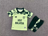 kids kit Cardiff City 2025/26 Away soccer jersey size 16-28