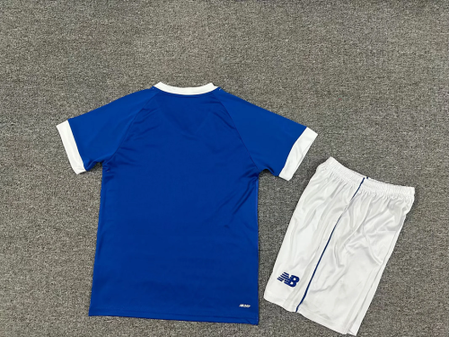 kids kit Cardiff City 2025/26 home soccer jersey size 16-28