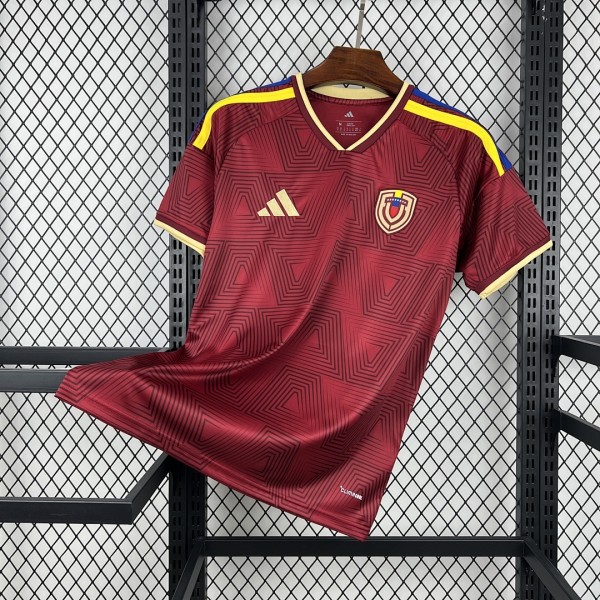 Venezuela 2026 World Cup home red soccer jersey  S-4XL
