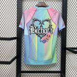 Mens Barcelona 2025/26 Blue and Pink  Karol G Jersey