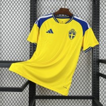 Sweden  2026 Home soccer jersey size S-4XL