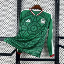 Mexico 2026 World Cup Home Long sleeve soccer jersey S-4XL