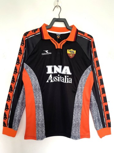 Retro Roma 1998/99 Third Away  Long Sleeve size S-2XL