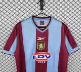 Retro  Aston Villa 1999/00 home  soccer jerseys