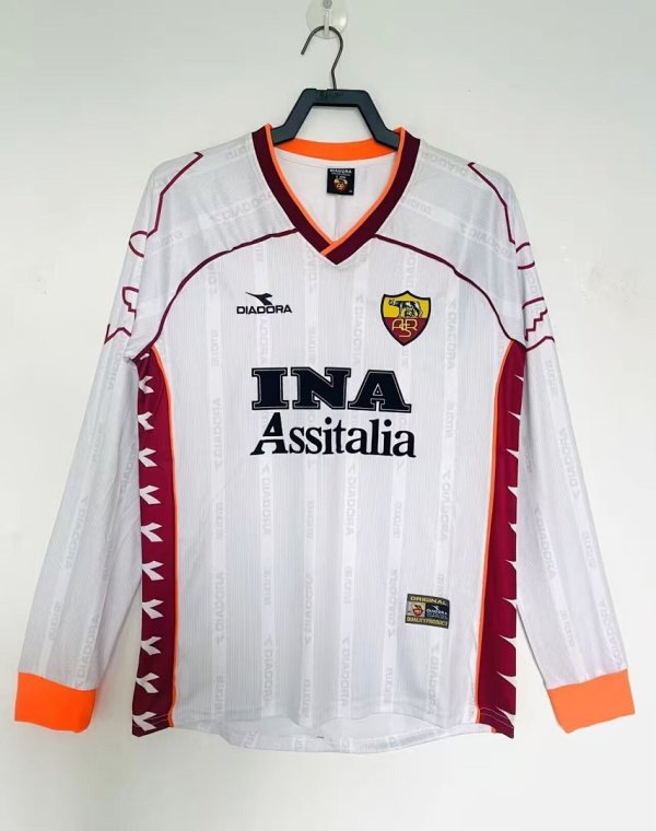 Retro Roma 1999/00 Away Long Sleeve size S-2XL