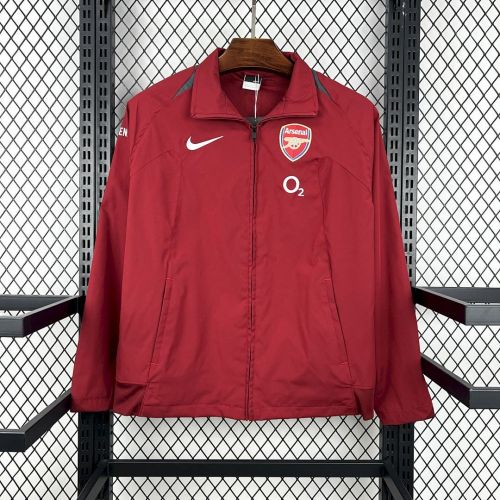 Arsenal 2005-06 Retro Red Windbreaker