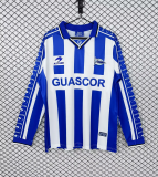 Retro Deportivo Alaves 1998/99 Home Long Sleeve Soccer Jersey