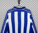 Retro Deportivo Alaves 1998/99 Home Long Sleeve Soccer Jersey