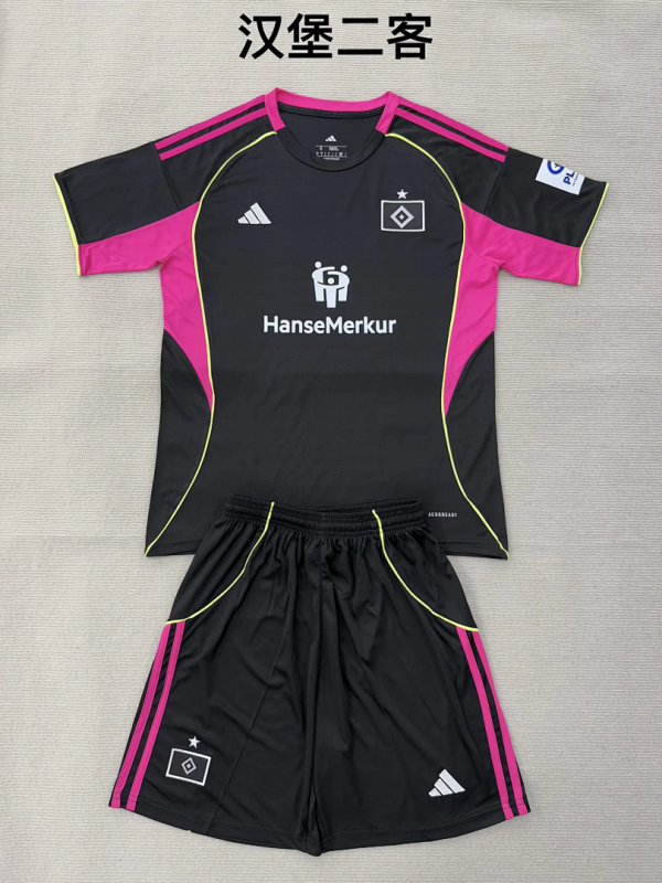Hamburger SV 2025/26 Third Away Kids Kit