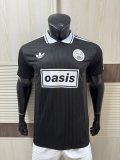 2025/26 AD x Oasis Tour Jacquard Black  font 25 Player Version Jersey S-2XL