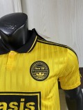 2025/26 AD x Oasis Tour Jacquard Yellow font 25 Player Version Jersey S-2XL