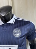 2025/26 AD x Oasis Tour Jacquard Dark Blue  font 25 Player Version Jersey S-2XL