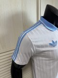 2025/26 AD x Oasis Tour Jacquard Blue and White font 25 Player Version Jersey S-2XL