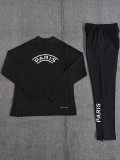 PSG 2025/26 Black Half zipper training clothes Kid Size