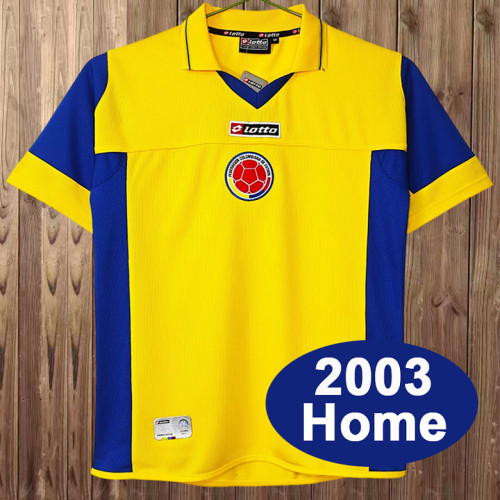 Colombia 2003 Home Retro  Soccer jersey
