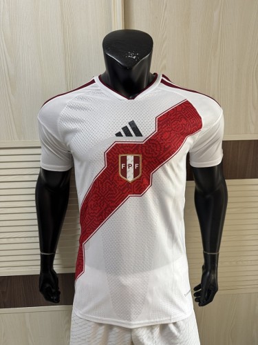 Peru 2026 World Cup Home Player Version soccer jersey size S-2XL