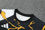 Real Madrid 2025/26 Avengers Black White and Yellow Training suit