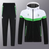 Real Betis 2025/26 Black White  Windbreaker Suit Size S-2XL