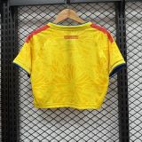 Colombia 2026 World Cup Home Crop Top size S-XL