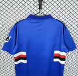Retro Sampdoria 1993/94 home soccer jersey size S-2XL