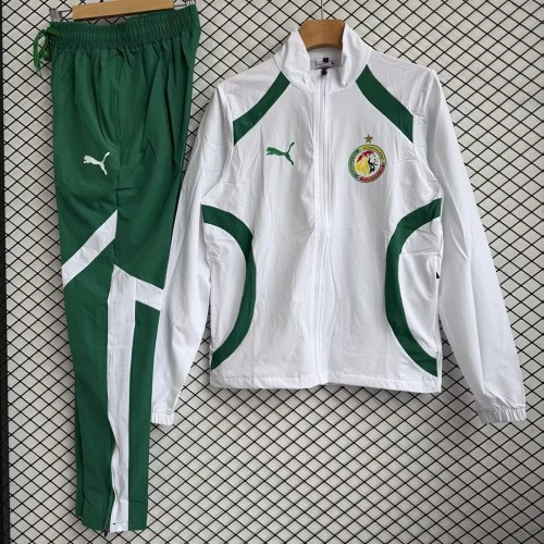Senegal  2025/26 WhiteWindbreaker Suit Size S-2XL
