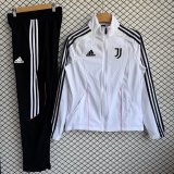 Juventus 2025/26 White Windbreaker Suit Size S-2XL