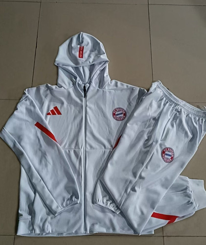Bayern München  2025/26 White Hoodie Suit S-2XL