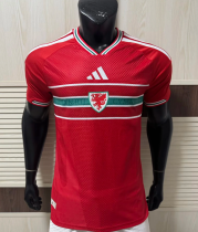Wales 2026 World Cup Home Player Version soccer jersey size S-2XL