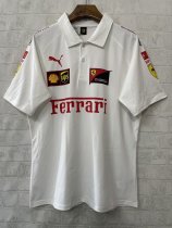 Ferrari 2025 white F1 polo S-3XL