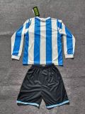 Retro 1986 Argentina Home Long Sleeve kid kit size 16-28