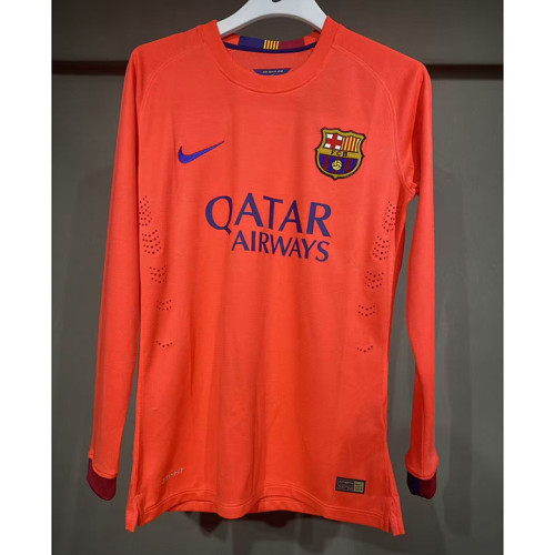 Retro Barcelona 2014/15  Away Long Sleeve player version Jersey