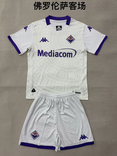 Fiorentina  2025-26 Away  Kids Kit
