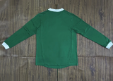 Retro 2012 Germany away long sleeve green soccer jersey size S-2XL