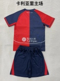 Cagliari Calcio 2025/26 Home  kid kit size 16-28