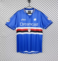 Retro Sampdoria 2000/01 home soccer jersey size S-2XL